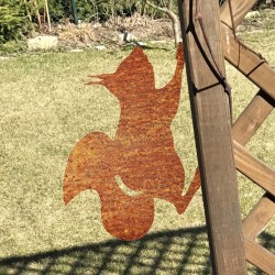 Gartendekoration Rosige Eichhörnchen
