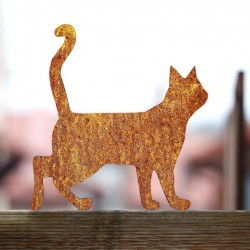 Rusty metal cat Lump